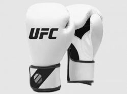 Перчатки боксерские тренировочные для спаринга UFC Pro Fitness White Перчатки боксерские тренировочные для спаринга UFC Pro Fitness White
