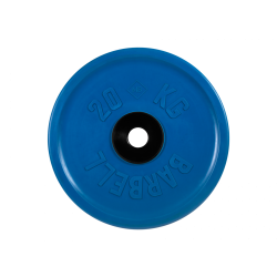 Диск обрезиненный евро-классик 20кг, d=51мм (синий) MB Barbell MB-PltCE-20 Диск обрезиненный евро-классик 20кг, d=51мм (синий) MB Barbell MB-PltCE-20