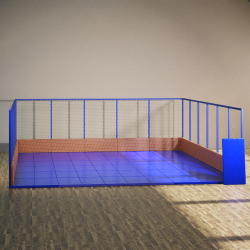 Мат для приземления ядра, энергопоглощающий 2х1х0,1м МСЦ-4