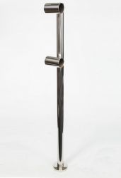 Хореографический (балетный) станок напольный двухрядный 1500 мм М18 (нержавеющая сталь) нержавеющая сталь