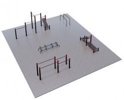 Уличная спортивная площадка Воркаут ТС-2-5