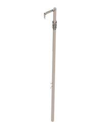 Стойка оцинкованная для заградительной сетки с системой подъема L=6 м (под бетонирование, с добором) СТ-545