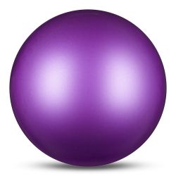 Мяч для художественной гимнастики INDIGO IN315-VI d=15 см (фиолетовый металлик)