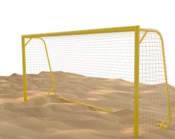 Ворота для пляжного футбола 5,5х2,2х1,5м алюминиевые (100х120мм), переносные СТП-206