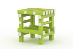 Табурет усиленный 420х420х450мм