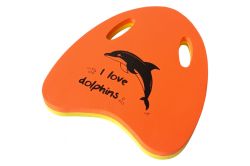 Доска для плавания 32,5х40х2,8 см оранжево/желтая