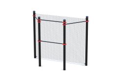 Мишень на стойках квадратная для тестирования инвалидов и лиц с ОВЗ 89 мм