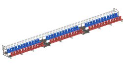 Трибуна сборно-разборная 3-х рядная на 112 мест СТ-258