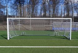 Ворота футбольные 7,32х2,44 м алюминиевые 100х120 мм мобильные SPORTWERK (SpW-AG-732-4Z) Ворота футбольные 7,32х2,44 м алюминиевые 100х120 мм мобильные SPORTWERK (SpW-AG-732-4Z)