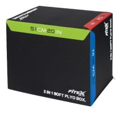 Универсальная тумба для запрыгивания мягкая FITEX PRO FTX-6510 51-61-75 см