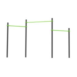 Воркаут Перекладины разноуровневые для подтягивания из виса ZAVODSPORTA W220