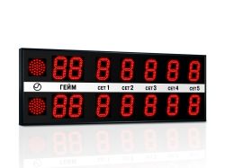 Табло для большого тенниса 1400х500 мм R 0.5 Кд