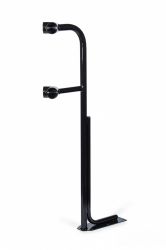 Кронштейн для хореографического (балетного) станка угловой напольный двухрядный "Грация" черный