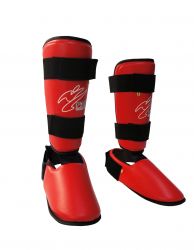 Щитки-футы для единоборств (иск.кожа) L