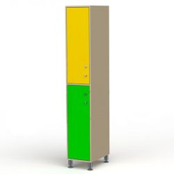 Шкаф для раздевалок ЛДСП ТС 5-3 (2 секции)