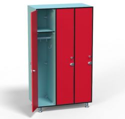 Шкаф для раздевалок ЛДСП ТС 1-21 900x500x1850 мм