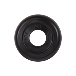 Диск обрезиненный 0,75кг, d=31мм (черный) MB Barbell MB-PltB31-0,75