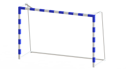 Ворота для мини-футбола/гандбола 3х2х1м, 80х80мм, алюминиевые СТ-221