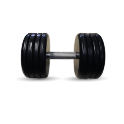 Гантель с вращающейся ручкой КЛАССИК (51-60 кг) MB Barbell MB-FdbEM-B 51 кг