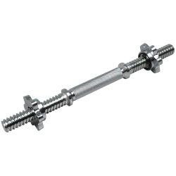 Гриф для гантели с гайками хромированный 460 мм, d=25 мм Гриф для гантели с гайками хромированный 460 мм, d=25 мм