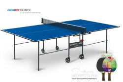 Теннисный стол START LINE Olympic Blue (с сеткой и набором)
