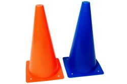 Конус разметочный 15 см (пластиковый) синий