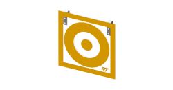 Щит для метания в цель 600х600 мм, навесной (поликарбонат) СТД-1