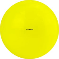 Мяч для художественной гимнастики TORRES AG-15-06 d=15 см (желтый) Мяч для художественной гимнастики TORRES AG-15-06 d=15 см (желтый)