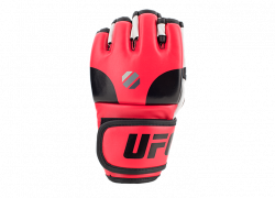Перчатки MMA тренировочные с открытой ладонью UFC (синт.кожа) S/M Перчатки MMA тренировочные с открытой ладонью UFC (синт.кожа) S/M