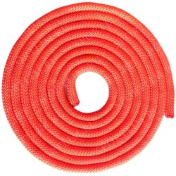 Скакалка профессиональная для художественной гимнастики 3м, d=10мм, оранжевая Скакалка профессиональная для художественной гимнастики 3м, d=10мм, оранжевая