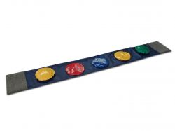 Дорожка "Цветные камушки" 250х35см