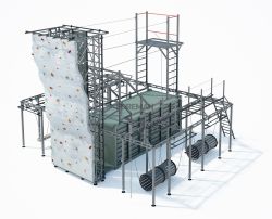 Мобильный тренировочный горный комплекс FOREMAN FY-1013 Мобильный тренировочный горный комплекс FOREMAN FY-1013