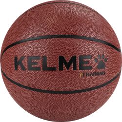 Мяч баскетбольный KELME Hygroscopic №7 (ПУ) коричнево-черный Мяч баскетбольный KELME Hygroscopic №7 (ПУ) коричнево-черный