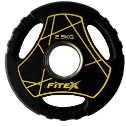 Диск "Олимпийский" полиуретановый с ручками FITEX PRO LP 2,5 кг