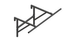 Перекладина навесная универсальная разборная СТ-10
