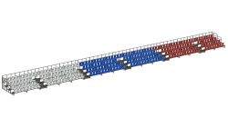 Трибуна сборно-разборная 4-х рядная на 266 мест СТ-430