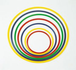 Обруч гимнастический плоский 80см Обруч гимнастический плоский 80см