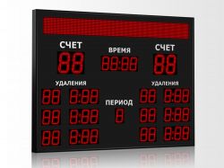 Табло для хоккея 1400x1050 мм ER 0.5 Кд красный