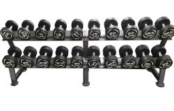 Комплект PVC гантелей 12,5-35 кг (10 пар) со стойкой FITEX PRO FTX-315.1