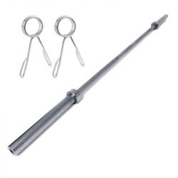 Гриф хромированный олимпийский с зажимами 1800 мм, d=50 мм Гриф хромированный олимпийский с зажимами 1800 мм, d=50 мм