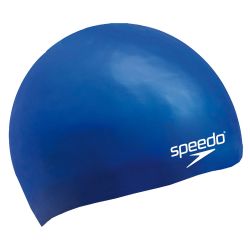 Шапочка для плавания детская SPEEDO Moulded Silicone Cap Jr синяя