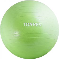 Мяч гимнастический TORRES 55 см (зеленый) Мяч гимнастический TORRES 55 см (зеленый)