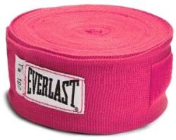 Бинт боксерский EVERLAST 3 м розовый