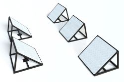 Элемент полосы препятствий Наклонная платформа 45 градусов