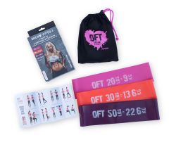Набор из 3 широких мини-эспандеров Original FitTools FT-75-AFINA Набор из 3 широких мини-эспандеров Original FitTools FT-75-AFINA