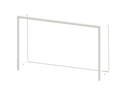Ворота для мини-футбола/гандбола 3х2м стальные, разборные 80х80мм (одноцветные) СТ-38