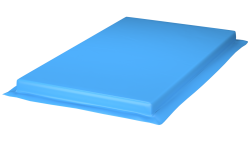 Мягкий мат с велькро 170х100х10 см