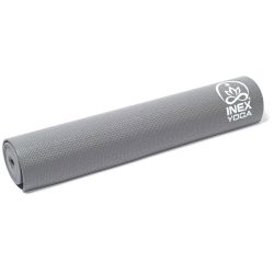 Коврик для йоги INEX Yoga Mat 170х60х0,35 см серый