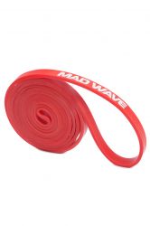 Силовая эластичная лента MADWAVE Long Resistance Band 9,1-15,9 кг (красный)