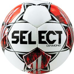 Мяч футбольный SELECT Diamond V23 №5 FIFA Basic (ТПУ) бело-красный Мяч футбольный SELECT Diamond V23 №5 FIFA Basic (ТПУ) бело-красный